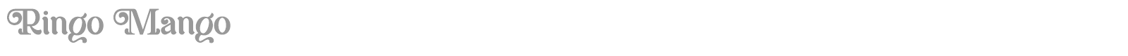 Ringo Mango font preview